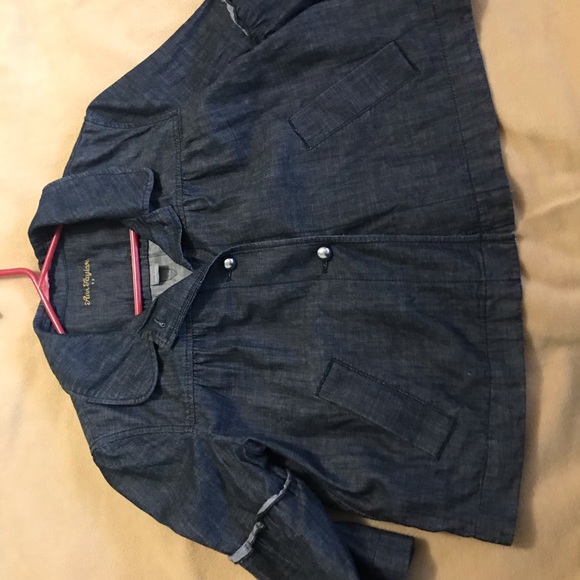 Women’s Cropped denim flared jacket - Picture 4 of 4
